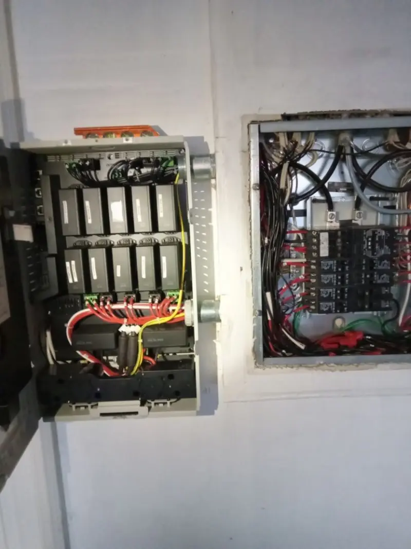 Electrical panel upgrade completed for Indoor Lighting Installation in China Grove
